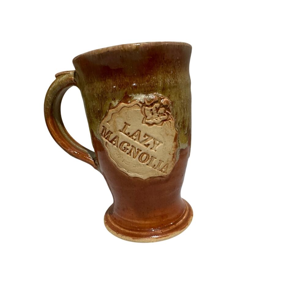 Lazy Magnolia Brewing Mississippi Tall Pottery Hand thrown Mug